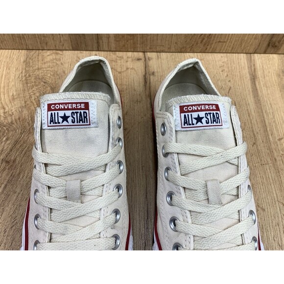 CONVERSE Chuck Taylor ALL STAR OX 159485F Low Top Natural Ivory Sz M6.5 Wm 8.5 - Picture 8 of 14